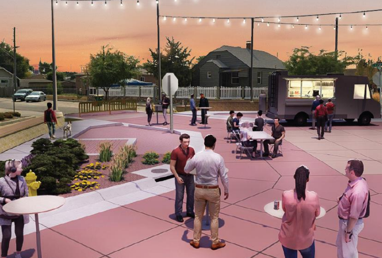 Rendering of Derby Diamond upgrades.