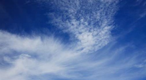 Blue sky with clouds. 