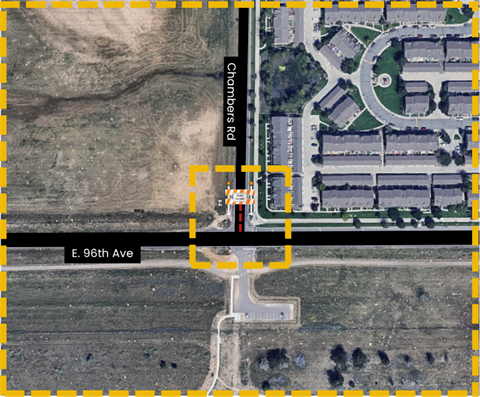 Chambers Road closure at E. 96th Avenue.png
