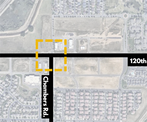 Map of Impact at 120th and Chambers